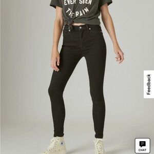 Lucky Brand Women's Black Skinny Jeans